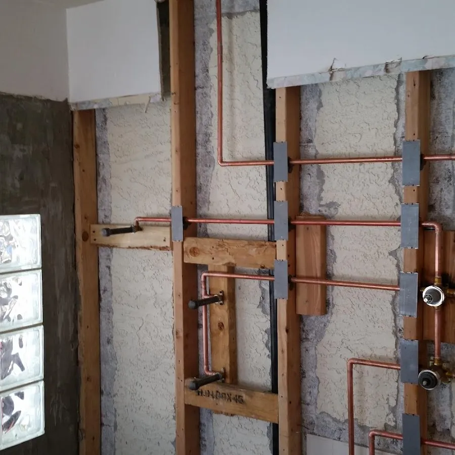 Copper pipe installation for Burst Pipe Repair in Huron